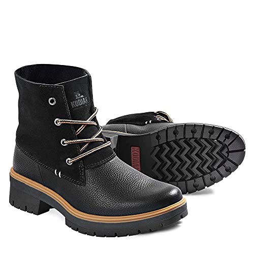 KODIAK Women's Atlin Power Heel Bootie, Black, 5