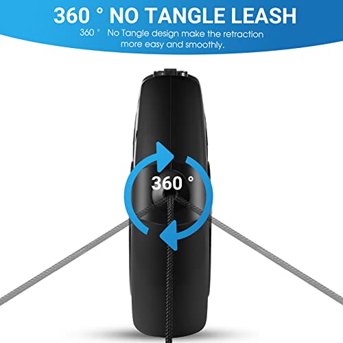 WRSOMIT Retractable Dog Leash, 26 Ft Heavy Duty Pet Walking Leash for Small Medium Large Dogs up to 99lbs, Anti-Slip Handle, 360 ° No Tangle, Nylon Tape, One-Handed Brake