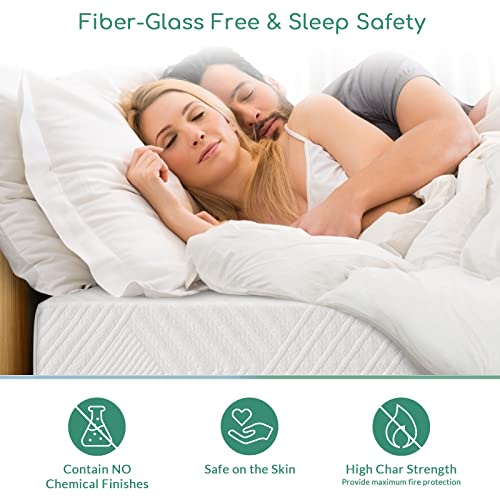 Queen Mattress 12 Inch, Memory Foam Queen Size Mattress Made in USA, Medium Firm Feel, Zoned Pressure Relief, Certified Safe Foams and Fabric, Mattress in A Box