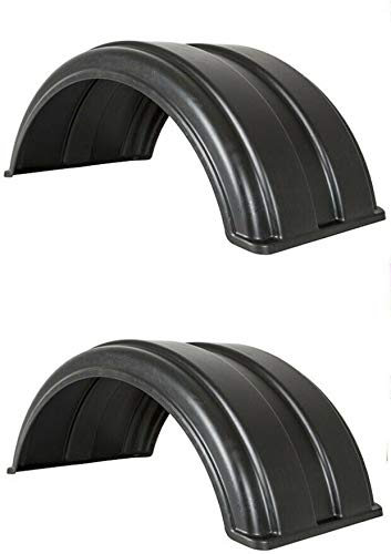 Buyers Products (2) 8590196-x2 Polymer Fenders (mounting Brackets Sold Separately). Fits Trucks with 18" to 19.5" Dual Rear Wheels.