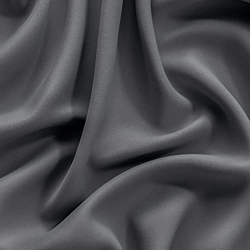 PANELSBURG Wood Color Door Blackout Curtain Panels for Bedroom Room Divider,Between Kitchen/Living Room or Bedroom/Bathroom Den,Retractable Interior Puertas Faux Accordian Door Covering for Doorway