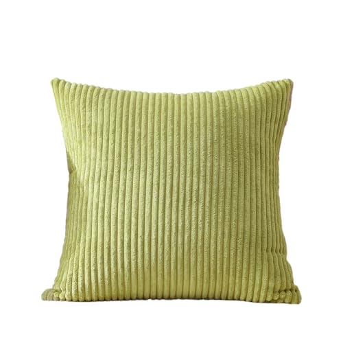 Artscope Cozy Striped Corduroy Pillow Covers Super Soft Decorative Oblong Throw Pillow Covers Case Cushion Covers for Sofa Couch Bedroom Car Decor 12 x 20 Inches, Navy Blue