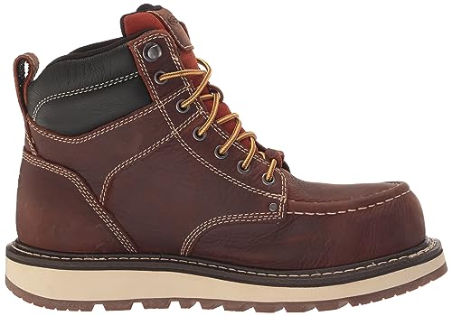 KEEN Utility Men's Cincinnati 6" Composite Toe Waterproof Wedge Work Boots, Belgian/Sandshell, 11.5 Wide