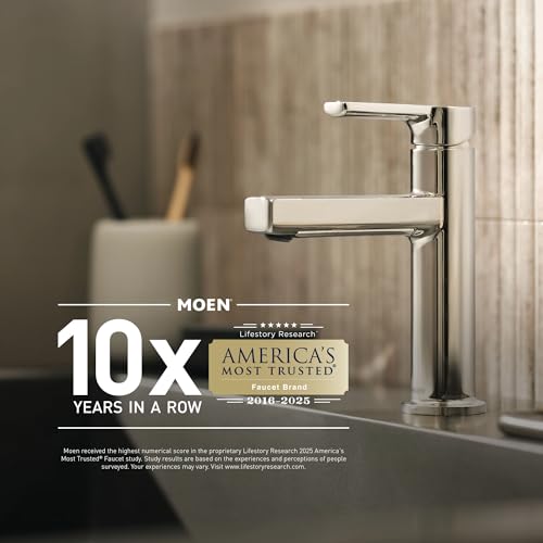Moen UTS344302BG Colinet M-CORE 3-Series 1-Handle Shower Trim Kit, Valve Required, Brushed Gold