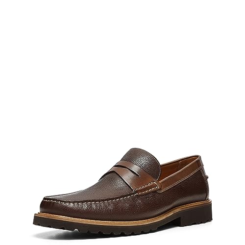 Donald Pliner Men's Joe Tumbled Calf Loafer, Navy, 12