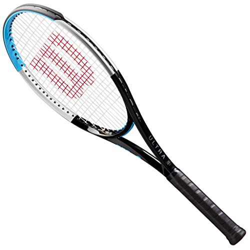 Wilson Ultra Team V3 Strung Tennis Racquet - Economical Carbon Fiber Intermediate Racquet - Choice of Grip Size