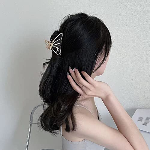 Large Spider Animals Metal Hair Clips,Hair Claw Clips ,Strong Hold Gold Hair Claws, Large Hair Claw Clips for Women and Girls Gift