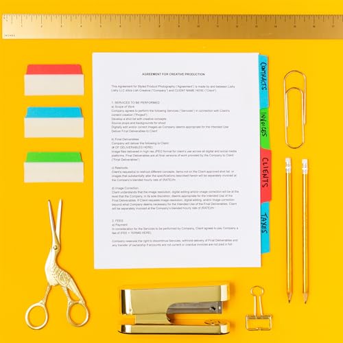 Avery Filing Ultra Tabs, 3" x 1.5", 2-Side Writable, Red/Blue/Green, 24 Repositionable File Tabs (74775)