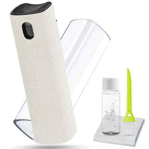walrfid Car Screen Cleaner Spray and Wipe, Laptop Touchscreen Mist Cleaning Kit for Electronics Computer, iPad, Cellphone, MacBook, TV, Monitor, Tablet, Kindle Display, with Black Graffiti Case - Red