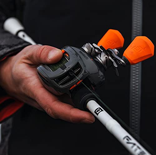 13 FISHING - Concept Z SLIDE - 6.8:1 Gear Ratio - Right Hand Retrieve (Fresh+Salt) - ZSLD2-6.8-RH, Battleship Grey