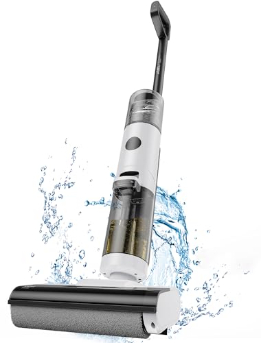 JONR ED12 Cordless Wet Dry Vacuum Cleaner, Vacuum and Mop Combo for Hard Floor, Self Propelled, 0.1Inch Edge Cleaning, One-Step Self-Cleaning