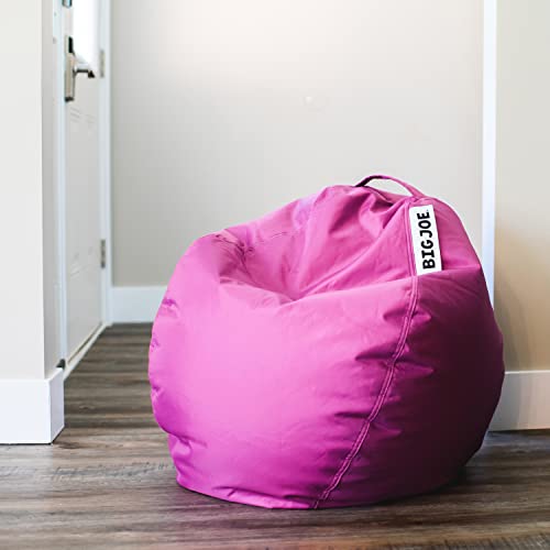 Big Joe Classic Bean Bag Chair, Black Smartmax, Durable Polyester Nylon Blend, 2 feet Teardrop