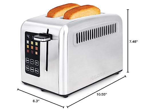 Kalorik 2-Slice Touchscreen Rapid Toaster, in Stainless Steel (TO 50665 SS)