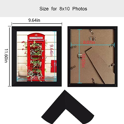 SESEAT 8x10 Picture Frame White, Display Pictures for Wall and Tabletop, 1 Pack