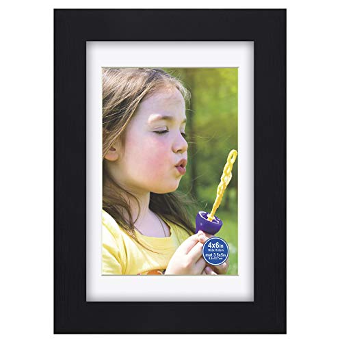 RR ROUND RICH DESIGN 11x14 inch Picture Frames Made of Solid Wood and HD Glass Display Photos 8x10 with Mat or 11x14 Without Mat 3PK Brown