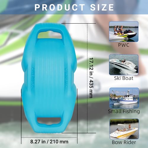 AWEMUFA 28'' x 6.7'' EVA Boat Fenders Extra Large Boat Bumpers for Docking Upgraded Boat Fenders Bumpers, Fit for Pontoon, Bass, Deck and Jon Boat