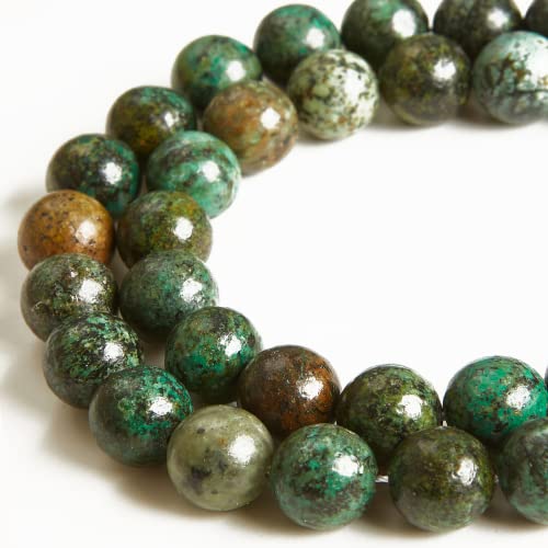 100pcs 6mm Blue Turquoise Beads Natural Gemstone Beads Round Loose Beads for Crafting and Jewelry Making