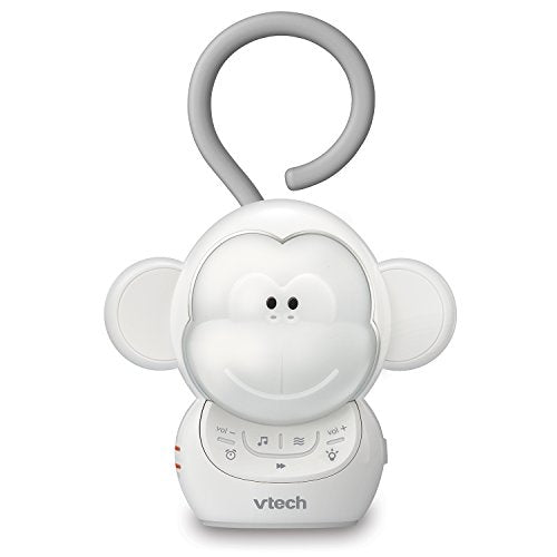 VTech Communications BC8211 Myla The Monkey Baby Sleep Soother with a White Noise Sound Machine Featuring 5 Soft Ambient Sounds, 5 Calming Melodies & Soft-Glow Night Light, 1 Count (Pack of 1)