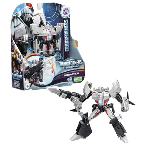 Transformers EarthSpark Megatron Warrior Class 12.5 cm Action Figure Robot Toy for Kids Age 6+