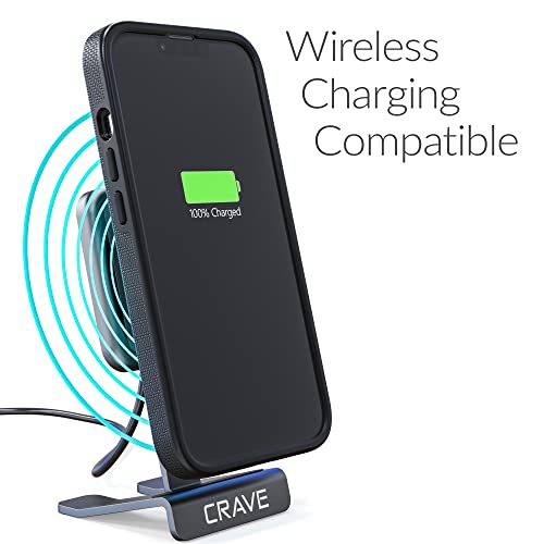 Crave Dual Guard for iPhone 14, Shockproof Protection Dual Layer Case for Apple iPhone 14 (6.1") - Black