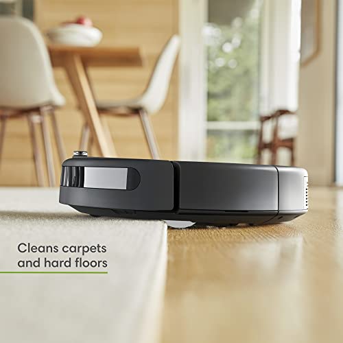 iRobot Roomba Vac Robot Vacuum (Q0120) - Easy to use, Power-Lifting Suction, Multi-Surface Cleaning, Smart Navigation Cleans in Neat Rows, Self-Charging, Alexa, 675