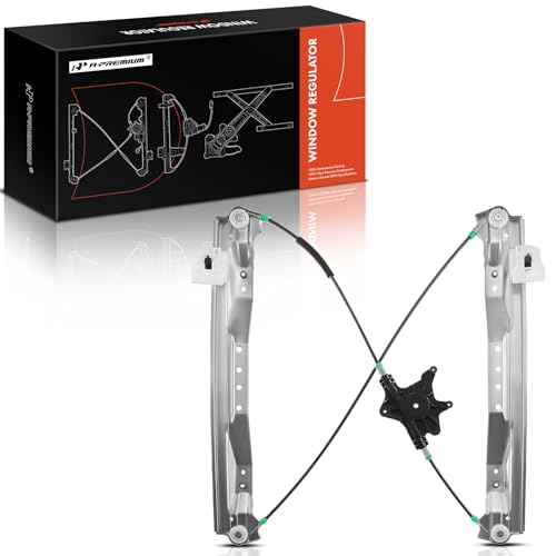 A-Premium Power Electric Window Regulator without Motor Replacement for Town & Country Dodge Grand Caravan Ram C/V Volkswagen Routan 2008-2018 Front Driver Side