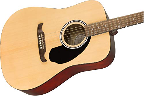 Fender FA-125 Dreadnought Acoustic Guitar - Black Bundle with Gig Bag, Tuner, Strap, Strings, Picks, and Austin Bazaar Instructional DVD