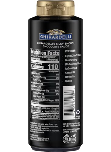 Ghirardelli Chocolate, Chocolate Flavored Sauce Squeeze Bottle, 16 fl. oz.