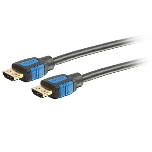 C2G HDMI Cable, 4K, High Speed HDMI Cable, 60Hz, 1.5 Feet (0.45 Meters), Black, Cables to Go 29674