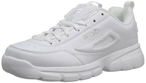 Fila Men's Disruptor SE Training Shoe, White Navy Red - 12