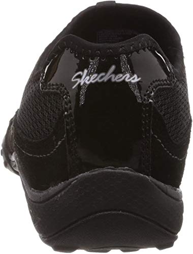 Skechers Sport Women's Relaxation Fashion Sneaker,Black,9 M US