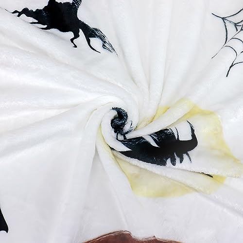 Tupmnbry Fall Throw Blanket Autumn Harvest Pumpkin Blanket Fall Maple Leaf Blanket Super Soft Flannel Throw Blanket Lightweight Fluffy Plush Bed Blanket for Autumn Thanksgiving Decorations 50"X60"