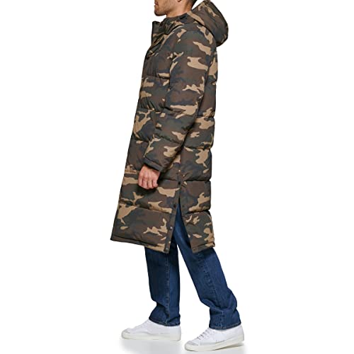 Levi's Mens Levi's Men's Arctic Cloth Extra Long Parka, Black, Small US