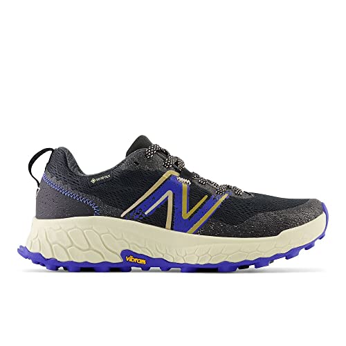 New Balance Women's Fresh Foam X Hierro V7 Trail Running Shoe, Shadow/Black, 8.5 Wide