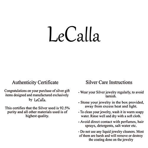 LeCalla 925 Sterling Silver Jewelry Light-Weight Greek Wall Cut-Out Hoop Earrings for Women Teen 20MM