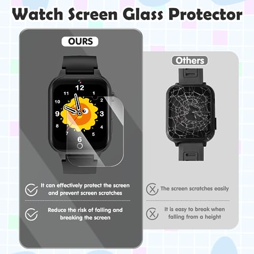 Luyiilo Kids Games Watch, with 26 Puzzle Games, Touch Screen, HD Camera, Alarm Clock, Toys for Ages 4-12 Years Old.Birthday Gift for Boys Girls (Black)