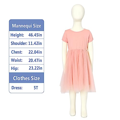 LittleSpring Summer Tutu Dress for Toddler Girls Tulle Solid Dresses Green 2T
