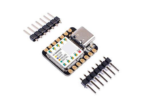 Seeed Studio XIAO SAMD21The Smallest Arduino Microcontroller Based on SAMD21,with Rich Interfaces, 100% Arduino IDE Compatible, desiged for Projects Need Arduino Micro, 1pc