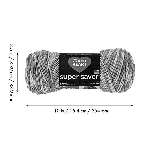 Red Heart Super Saver Yarn, 3 Pack, Woodsy 3 Count