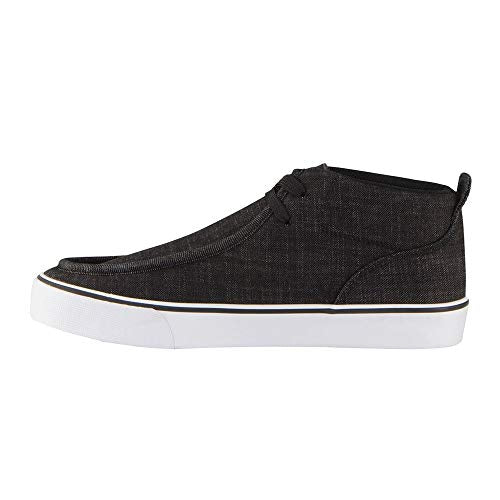 Lugz Men's Strider 2 Denim Classic Moc Toe Fashion Sneaker, Navy/White,12 M US