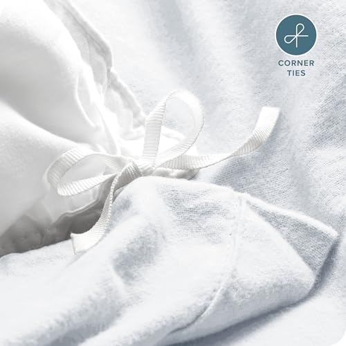 Bare Home Flannel Duvet Cover Set - Full/Queen - 100% Cotton, Velvety Soft Heavyweight Premium Flannel, Double Brushed - Includes Sham Pillow Covers (Full/Queen, Feelin' Foxy)