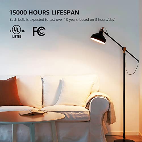 Lepro Dimmable LED Light Bulbs 60 Watt Equivalent, 9.5W 800LM Soft Warm White 2700K, A19 E26 Standard Medium Base, UL FCC Listed, 15000 Hour Lifetime, 5 Packs