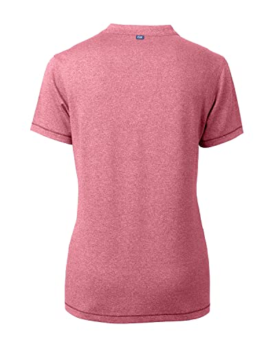 Cutter & Buck Forge Stretch Womens Blade Top, Cardinal Red Heather, S