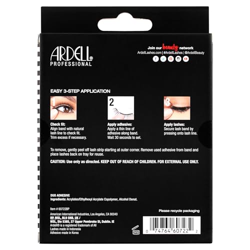 Ardell Demi Wispies False Eyelashes Black, Eye Make-Up Enhancement, Full Volume Strip Lashes - 4 pairs, 1 Pack