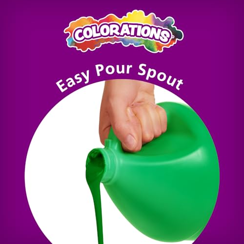Colorations Tempera Paint, Gallon Size, Black, Non Toxic, Vibrant, Bold, Kids Paint, Craft, Hobby, Fun, Art Supplies (Item # GSTBK)