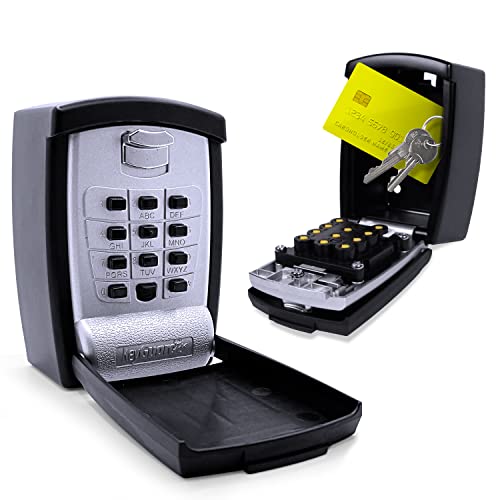 KeyGuard SL-590 Punch Button Lock Box - Secure Wall Mount Key Storage for Homes, Offices, and Rentals