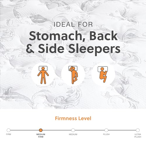 Signature Design by Ashley Limited Edition Firm 12 Inch Hybrid Mattress with Gel Memory Foam and Edge Support for Cool Sleep and Pressure Relief, Twin