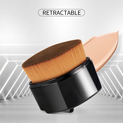 ENZO KEN Natural Goat Hair Eyeshadow Brush, Medium Smudge Eye Shadow Brush, Shader Eye Shadow Brushes, Smudge Brush, Single Natural Hair Makeup Brush, Eyeshadow Blending Brushes