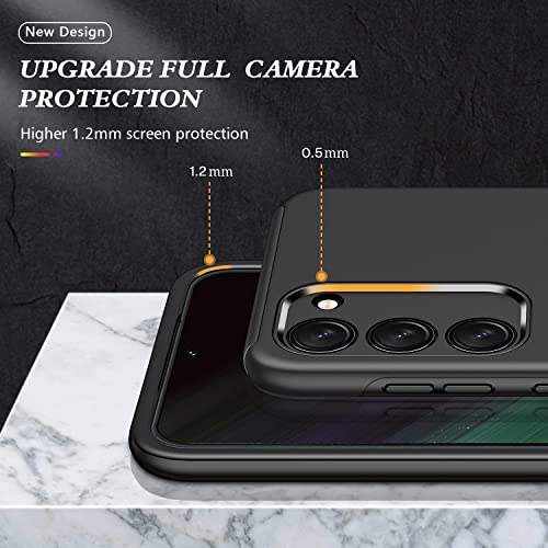 Galaxy S23 Plus Case for Samsung Galaxy S23 Plus Case Military Grade Shockproof Built-in Ring Holder Kickstand Car Mount Armor Heavy Duty Protective Case for Galaxy S23+ Plus Phone Case (Black)
