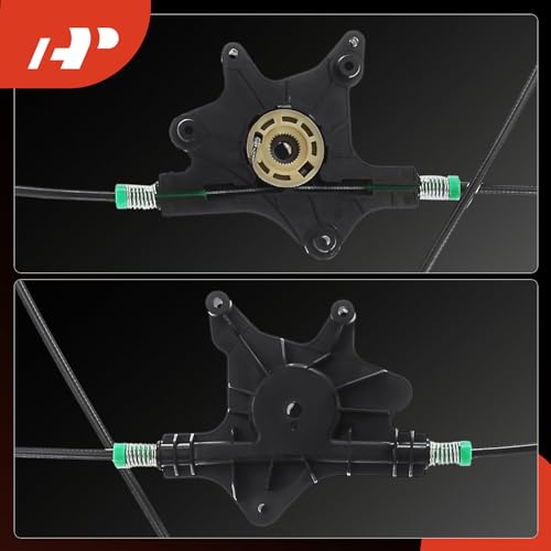 A-Premium Power Electric Window Regulator without Motor Replacement for Town & Country Dodge Grand Caravan Ram C/V Volkswagen Routan 2008-2018 Front Driver Side
